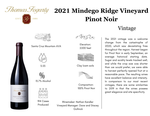 Download Tech Card Mindego Ridge Pinot Noir